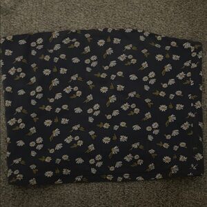 Wild Fable Black Floral Fabric